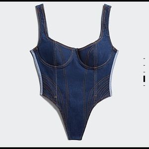 IVY PARK X Adidas Denim Bodysuit